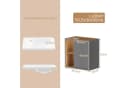 UEV Waschtisch-Set 50cm mit Harzbecken & Wasserhahn Bild 5