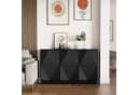 UEV Schuhschrank mit 4 Klappen Moka/Grün Bild 3