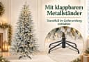 Vankel Künstlicher Weihnachtsbaum mit LED-Beleuchtung und Schneeoptik Bild 4