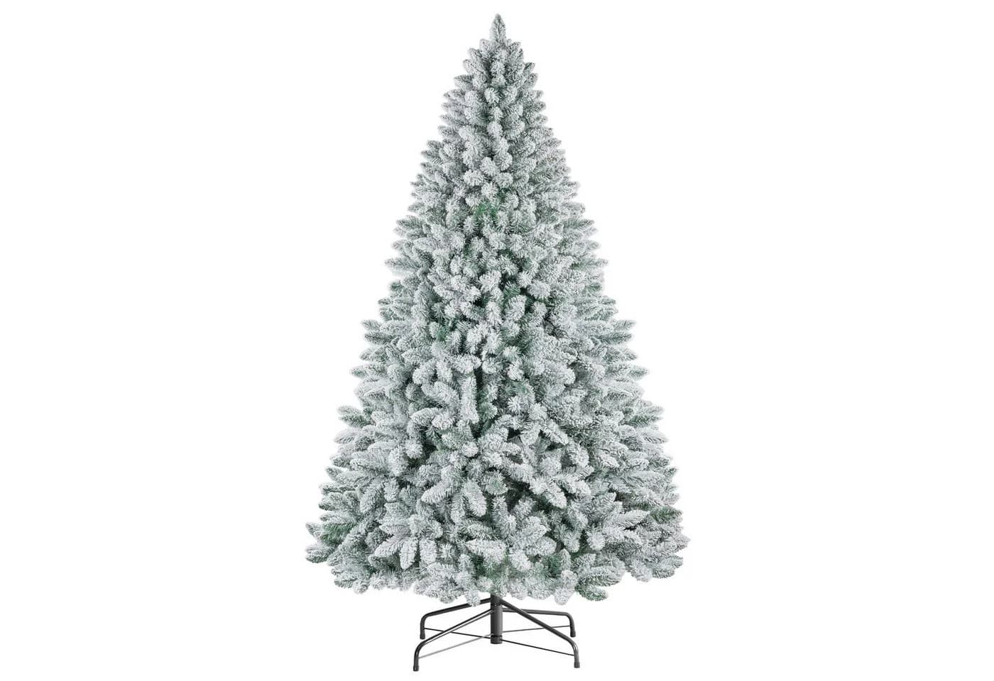 WHEELYOU Künstlicher Weihnachtsbaum 210 cm Dicht Beflockt Mit Lichterkette - Bild 2