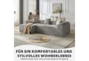 Sinaopus Ecksofa Grau Chenille Modernes Modulares Sofa Bild 4