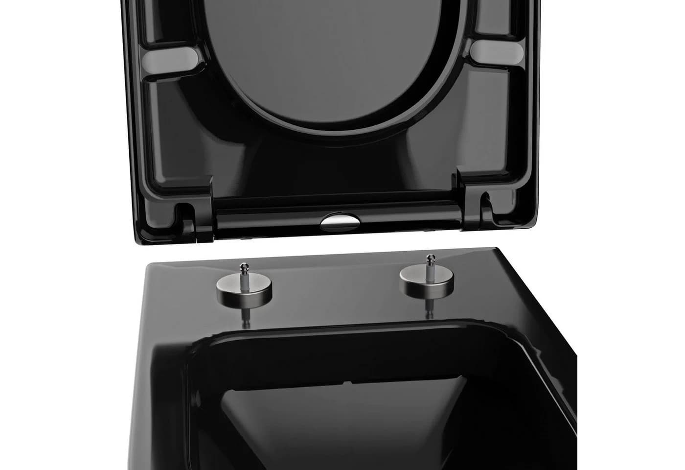 Bernstein WC-Sitz U1002 Schwarz glänzend Softclose - Bild 5
