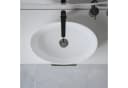 Bernstein Aufsatzwaschbecken PB2004 Oval Weiß Hochglanz Bild 3
