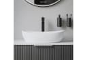 Bernstein Aufsatzwaschbecken PB2004 Oval Weiß Matt Bild 1