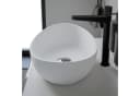 Bernstein Aufsatzwaschbecken PB2004 Oval Weiß Matt Bild 4