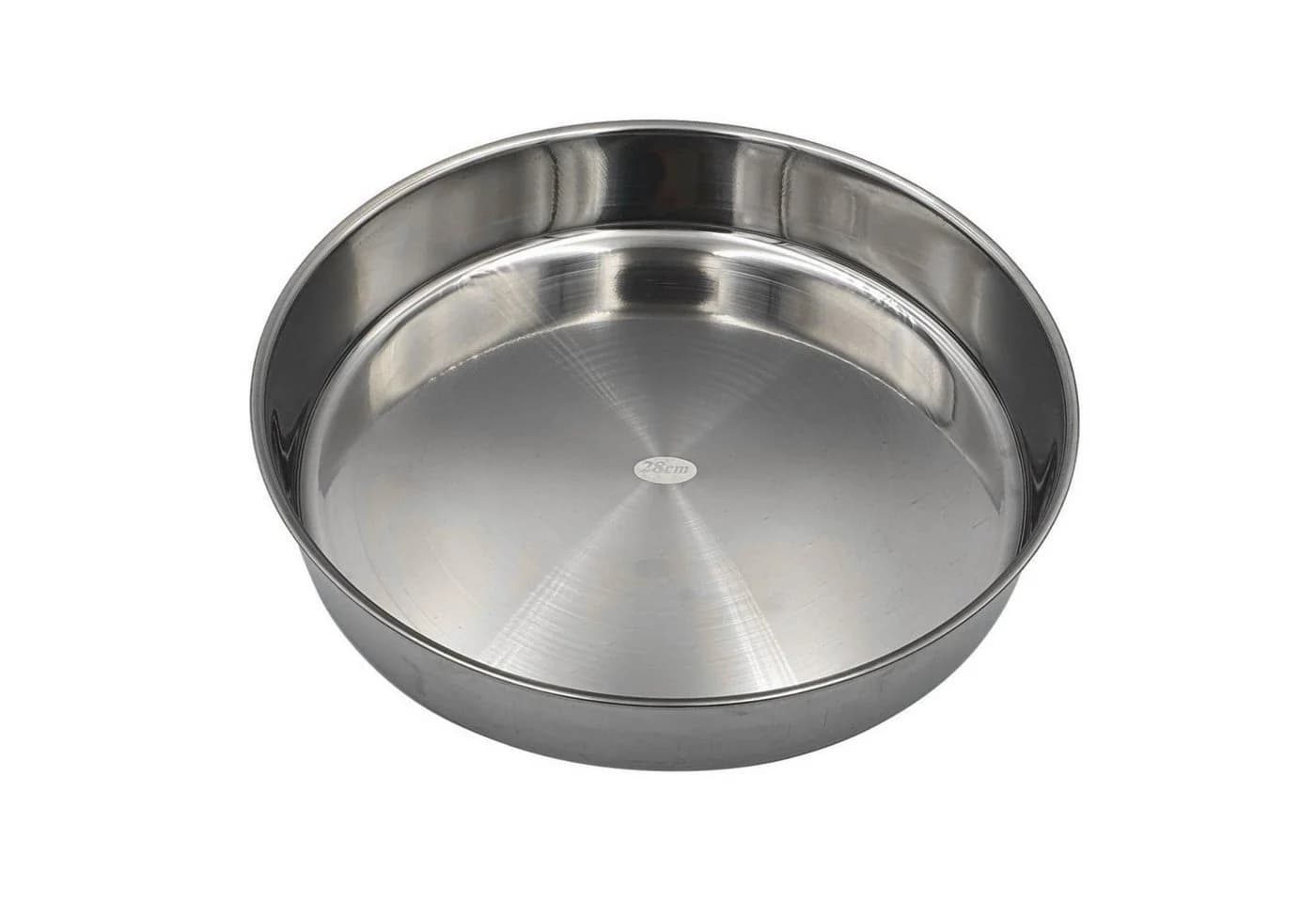 Almina 3er-Set Backblech Edelstahl Silber 28/32/36 cm