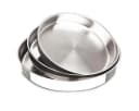 Almina 3er-Set Backblech Edelstahl Silber 28/32/36 cm Bild 2
