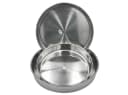 Almina 3er-Set Backblech Edelstahl Silber 28/32/36 cm Bild 3