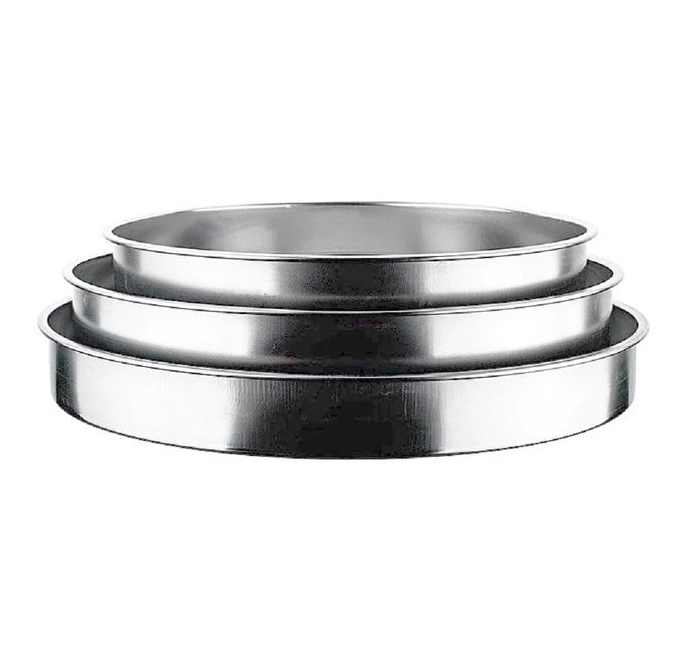 Almina 3er-Set Backblech Edelstahl Silber 28/32/36 cm - Bild 4
