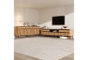 KLAM HOME Wohnwand Set Sideboard + TV-Schrank Eichenoptik Schwarz Bild 2