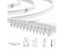 AIMAX Flexible Vorhangschiene 3m Komplettset Weiß Bild 2