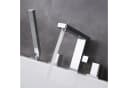 Bernstein Wannenarmatur 6081C Chrom 4-Loch Zweigriff inkl Handbrause Bild 5