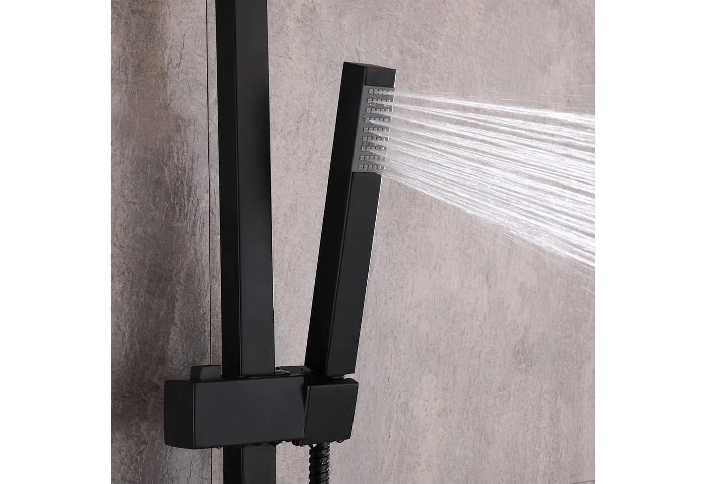Bernstein Duschsystem 8921B Basic Schwarz mit Thermostat - Bild 4