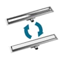 euroharry Duschrinne Edelstahl Bodenablauf Flach Slim Befliesbar Bild 2