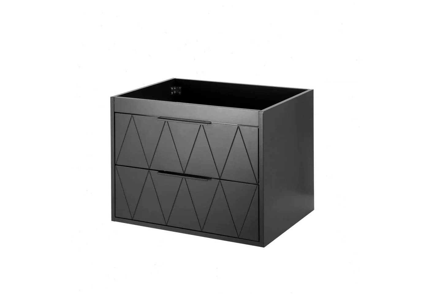 UEV Waschbeckenunterschrank 60cm/75cm/90cm Hängend Soft-close Badmöbel Set - Bild 2