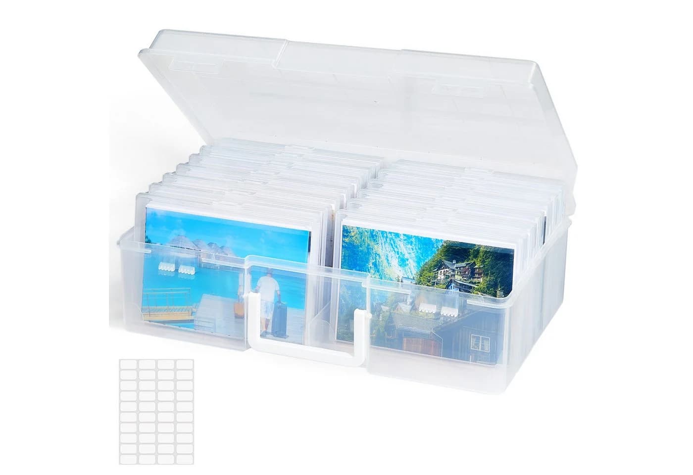Lifewit Fotobox Foto Aufbewahrungsbox 10x15cm 14 innere Fotofächer - Bild 2