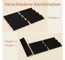 Lifewit Gewürzregal Schwarz 4-stöckig verstellbar Bild 4