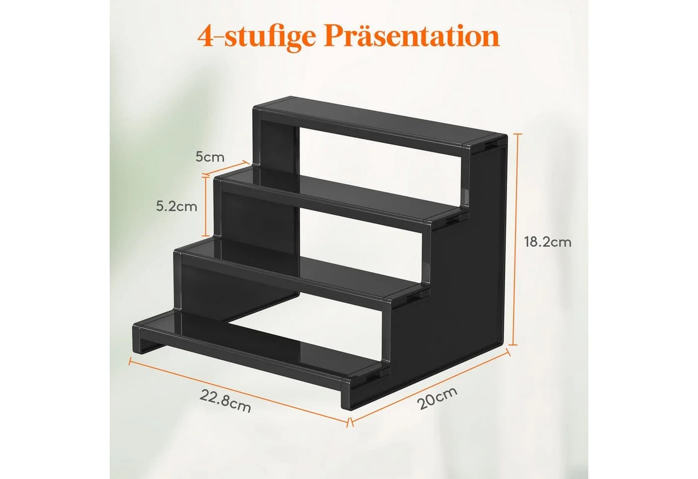 Lifewit Stufenregal Multifunktionales Regal für Kölnisch Wasser, Figuren, Sammlerstücke