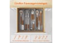 Lifewit Küchenregal Besteckkasten Grau Erweiterbar Bild 4