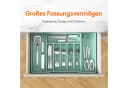 Lifewit Besteckeinsatz Besteckkasten für Schubladen, Verstellbarer Besteckhalter Türkis Bild 1