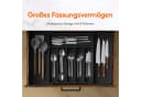Lifewit Besteckeinsatz Verstellbar Schwarz 2 St Bild 1