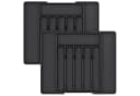 Lifewit Besteckeinsatz Verstellbar Schwarz 2 St Bild 2