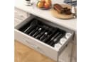 Lifewit Besteckeinsatz Verstellbar Schwarz 2 St Bild 4