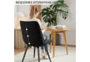 HawthyHome Esszimmerstuhl 2er-Set Dunkelgrün Samt 360° Drehbar Bild 5