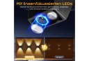 Quntis LED Solarleuchte 13 Beleuchtungsmodi Warmweiß RGB Bild 3