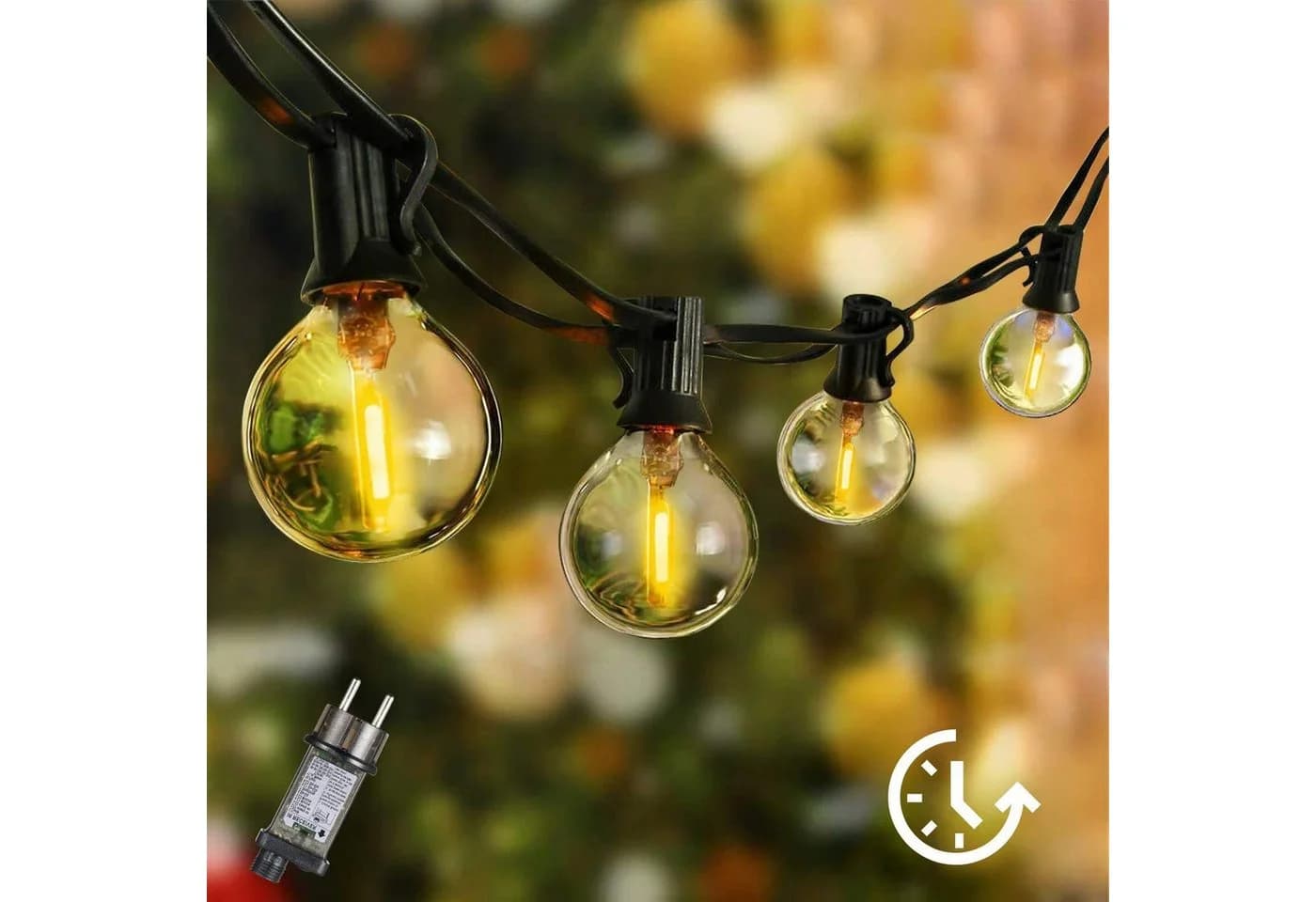 Elegear Lichterkette Outdoor 19m LED Lampen Balkon - Bild 2