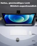 Elegear LED Schreibtischlampe 40cm Dimmbar Schwarz Bild 5