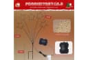 Elegear LED-Lichterkette Weihnachtsdeko Gartenstecker mit Timer, 104-flammig, 2er Set Warmweiß Bild 1
