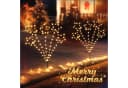 Elegear LED-Lichterkette Weihnachtsdeko Gartenstecker mit Timer, 104-flammig, 2er Set Warmweiß Bild 2