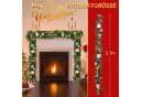 Elegear Weihnachtsgirlande 2,7m Silber/Weiß mit LEDs Bild 4