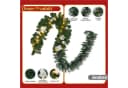 Elegear Weihnachtsgirlande 2,7m Silber/Weiß mit LEDs Bild 5