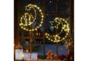 Elegear LED-Lichterkette Weihnachtsstern 2er Set Warmweiß Metall Bild 2