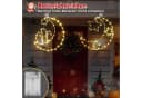 Elegear LED-Lichterkette Weihnachtsstern 2er Set Warmweiß Metall Bild 4