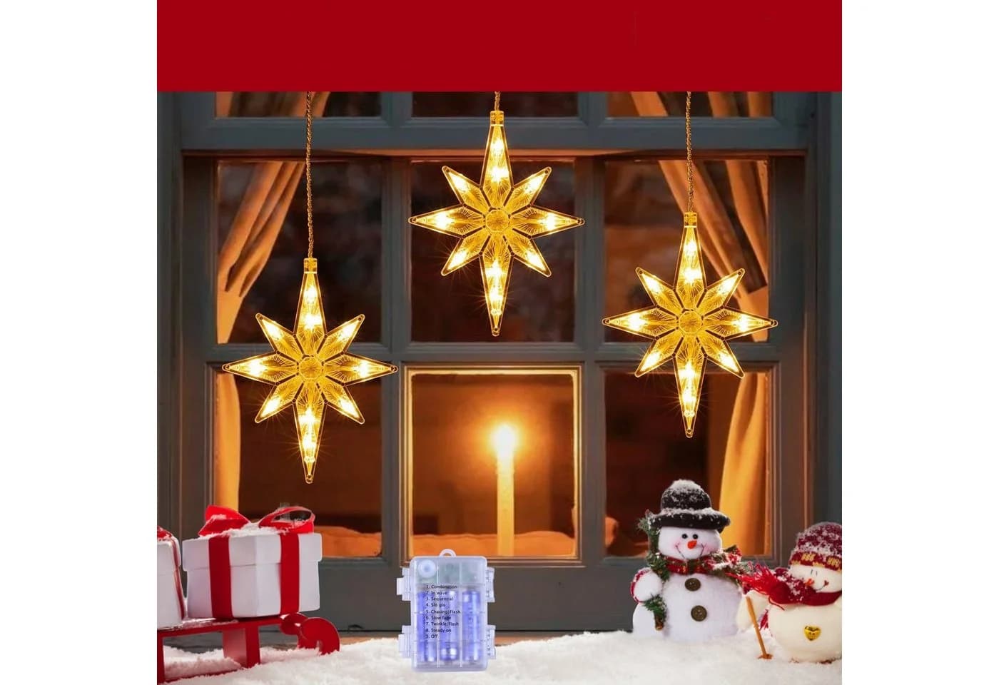 Elegear LED-Lichterkette Stern von Bethlehem mit Memory-Funktion - Bild 2