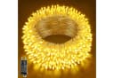 Quntis LED-Lichterkette 10-100M Transparent 8 Modi Weihnachtsdeko Bild 2