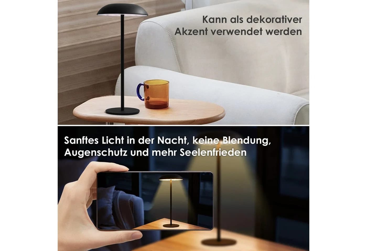 Elegear LED Tischleuchte Touch-Dimmung 3 Farbtemperaturen - Bild 5