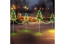Elegear LED-Lichterkette Weihnachtsdeko Gartenstecker mit Timer, 4er Set Weihnachtsbäume, 160 LEDs Bild 2