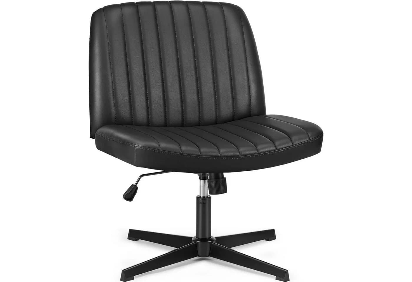ANYSUN Bürostuhl Ohne Armlehne Schwarz Drehstuhl höhenverstellbar - Bild 2