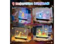 ANYSUN LED Zeichenbrett Kinder Bunt Acryl mit 4 Lichtmodi Bild 1