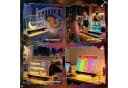 ANYSUN LED Zeichenbrett Kinder Bunt Acryl mit 4 Lichtmodi Bild 5