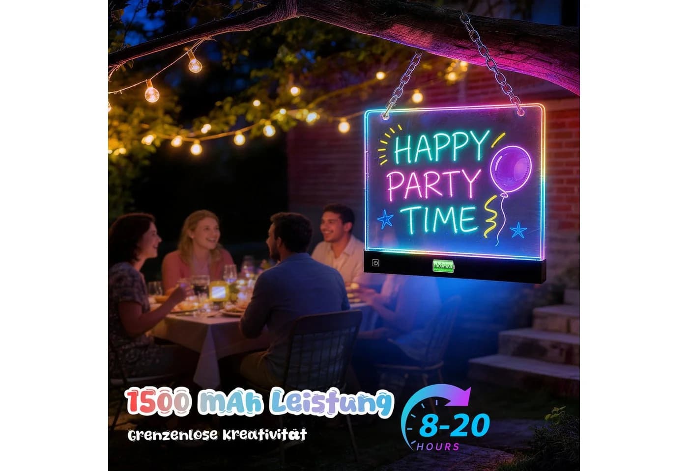 ANYSUN LED Zeichenbrett wiederaufladbar mit 4 Lichtmodi - Bild 5