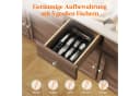 Lifewit Besteckeinsatz Schwarz 5 Fächer Kunststoff Bild 4