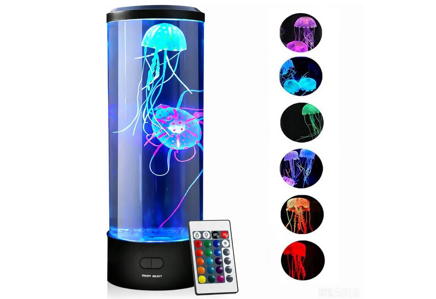 MOPUEA LED Quallenlampe mit Farbwechsel & beruhigender Atmosphäre - Bild 2