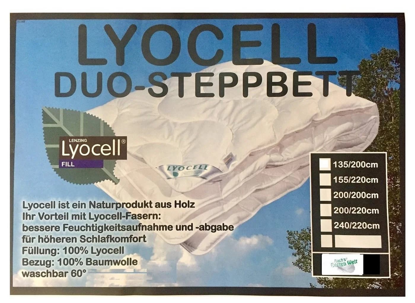 Betten Traumland Sommerdecke Lyocell 100% Natur - Bild 4