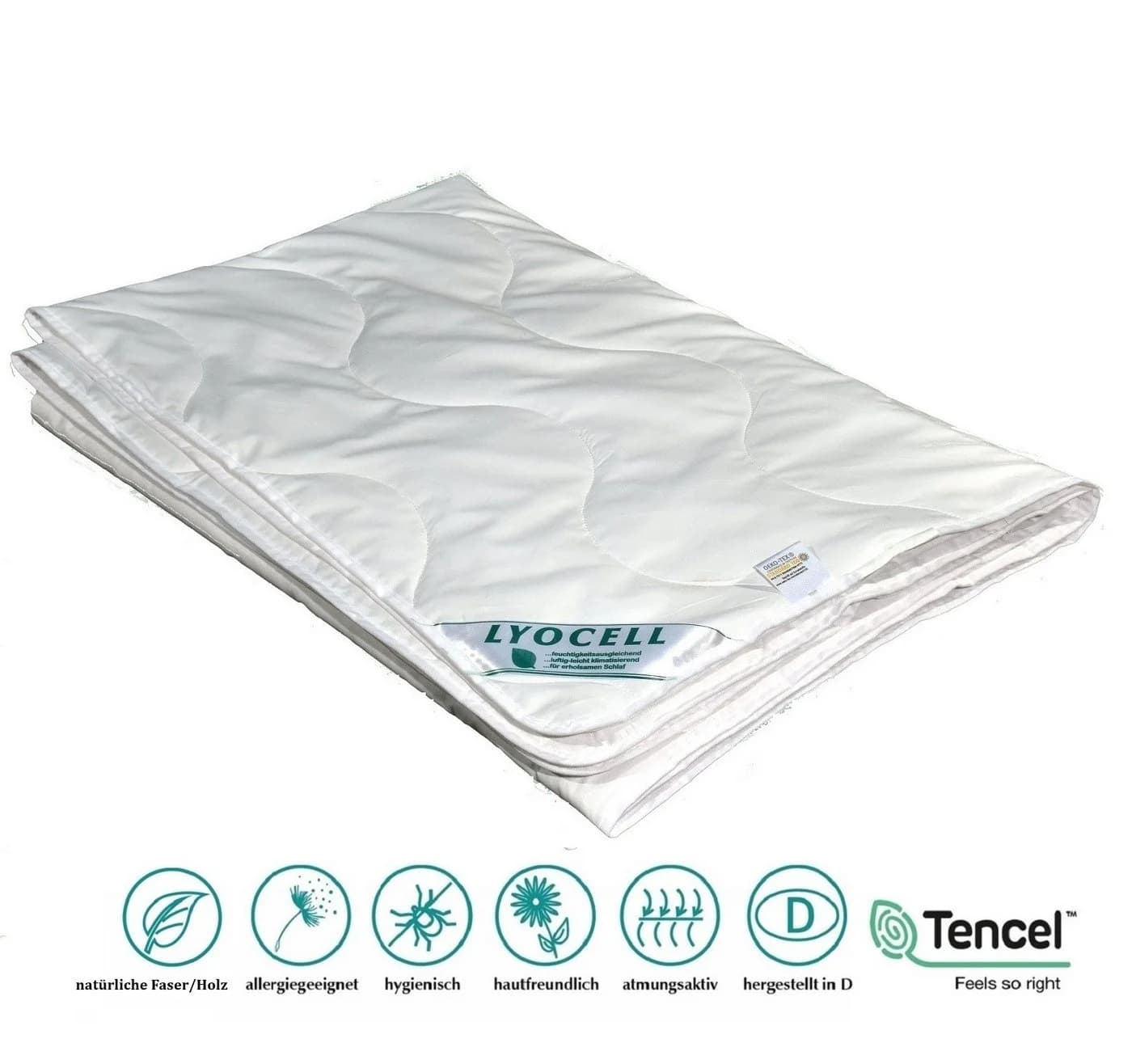 Betten Traumland Sommerdecke TENCEL™ Lyocell 100% Baumwolle Weiß - Bild 4