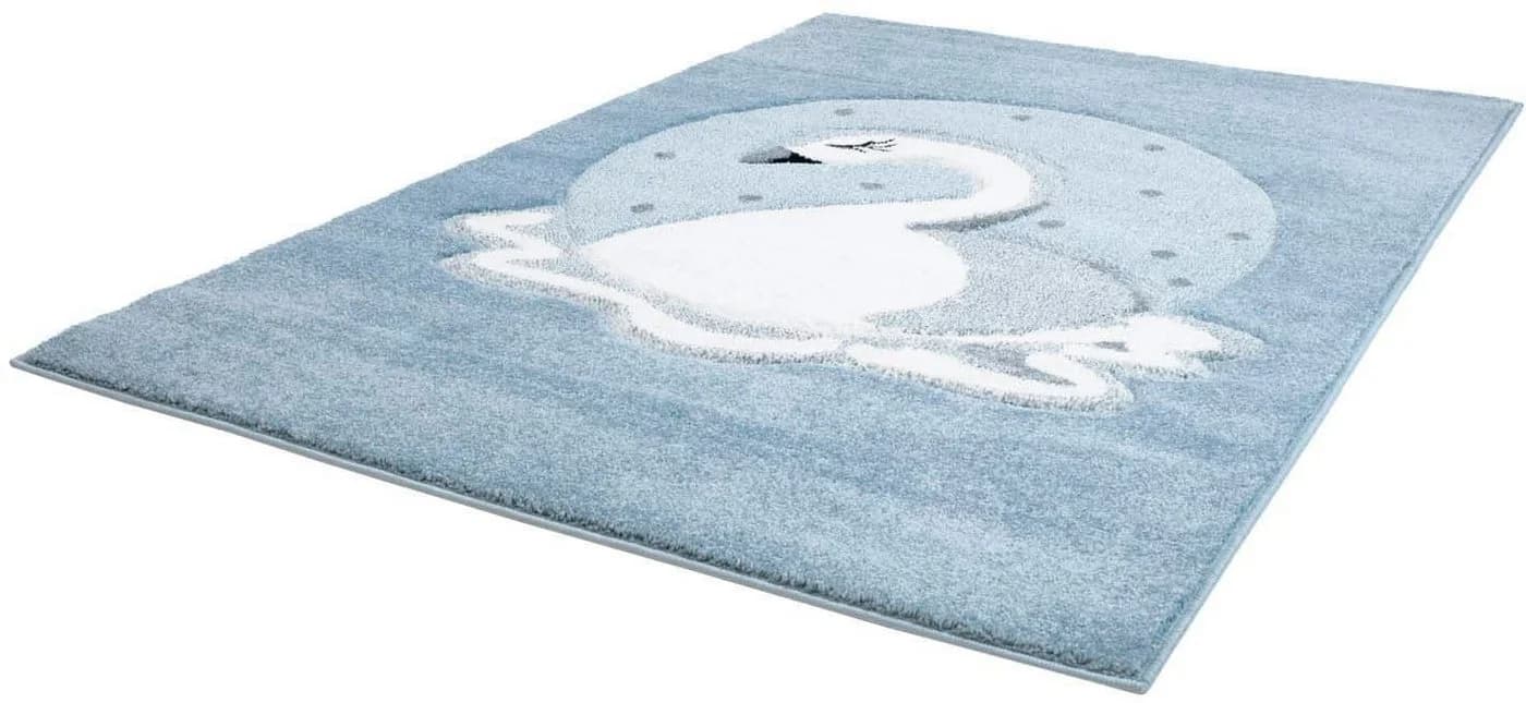 Carpet City Bueno Kids 1315 Spielteppich Blau 3D-Effekt